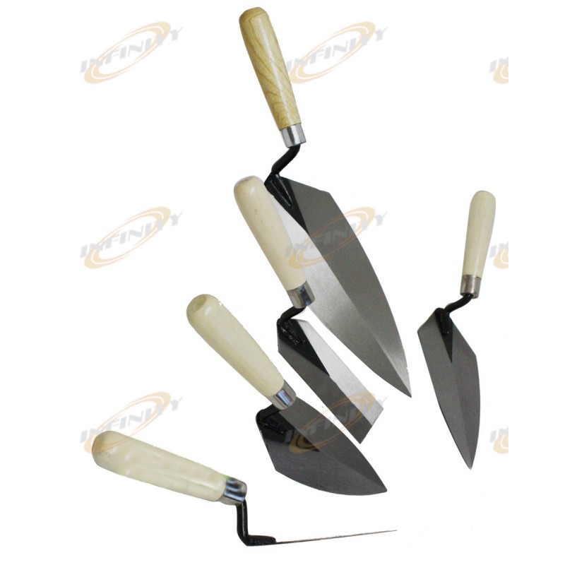 5 Pcs Mason Trowel Tools Set Cement Masonry Tool Plaster Set